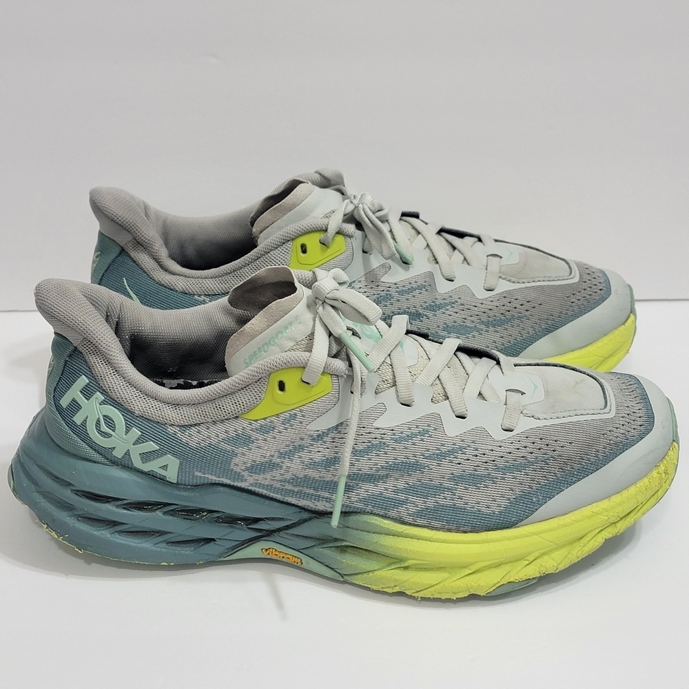 Hoka Speedgoat 5 Mercury Trellis Lightweight Trail Running Shoes Women's Size 9B
